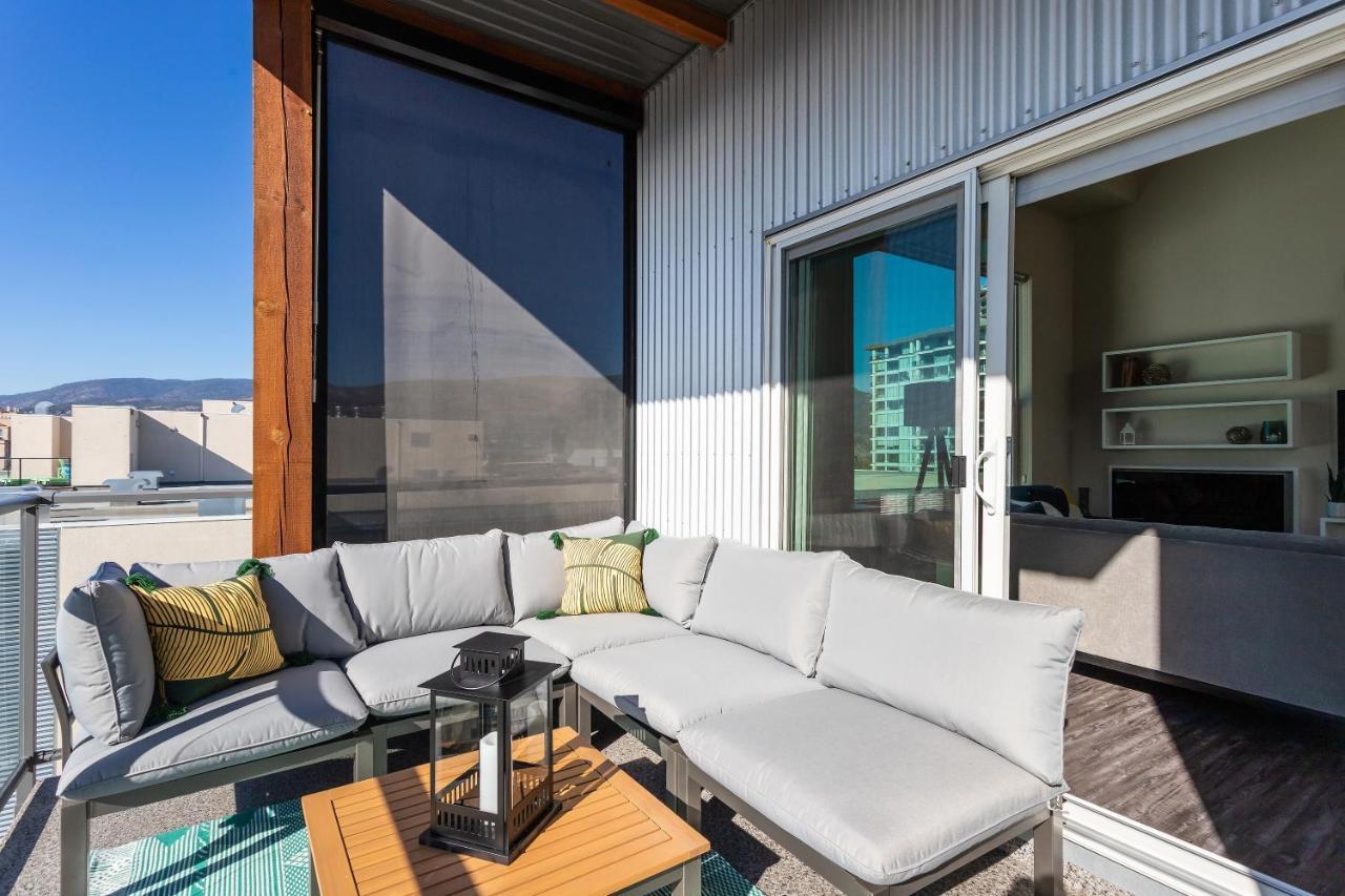 Corner Nest - Luxury Brand New Top Floor 2Bedroom Condo Kelowna Eksteriør billede